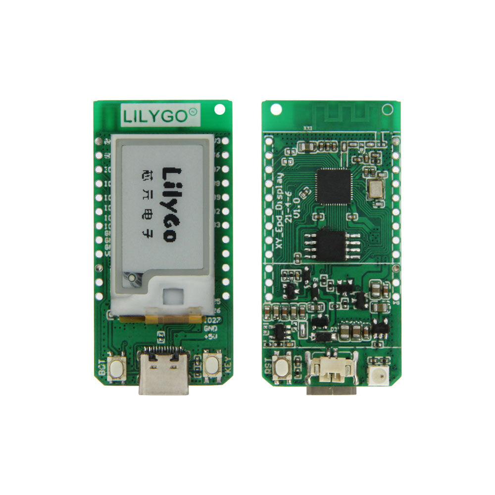 lilygo t-dispay e-paper 1.02 inch scherm oled-module aan te passen aan t-u2t usb naar ttl automatische downloader