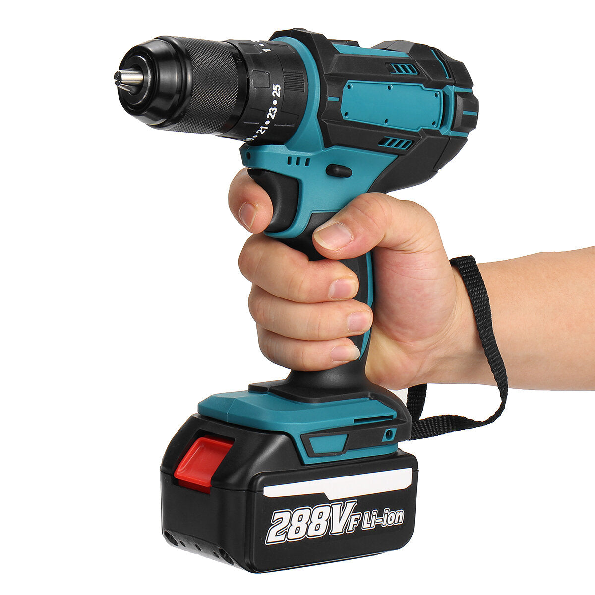 wolike 13mm 800w draadloze electirc klopboormachine 25+3 torque elektrische boorschroevendraaier