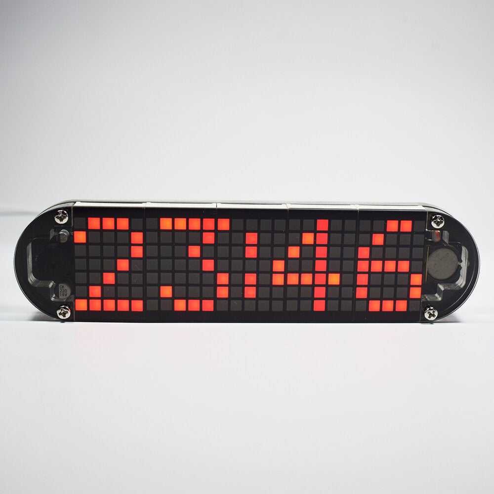 geekcreit ds3231 hoge nauwkeurigheid multifunctionele led dot matrix animatie-effecten klok diy-set