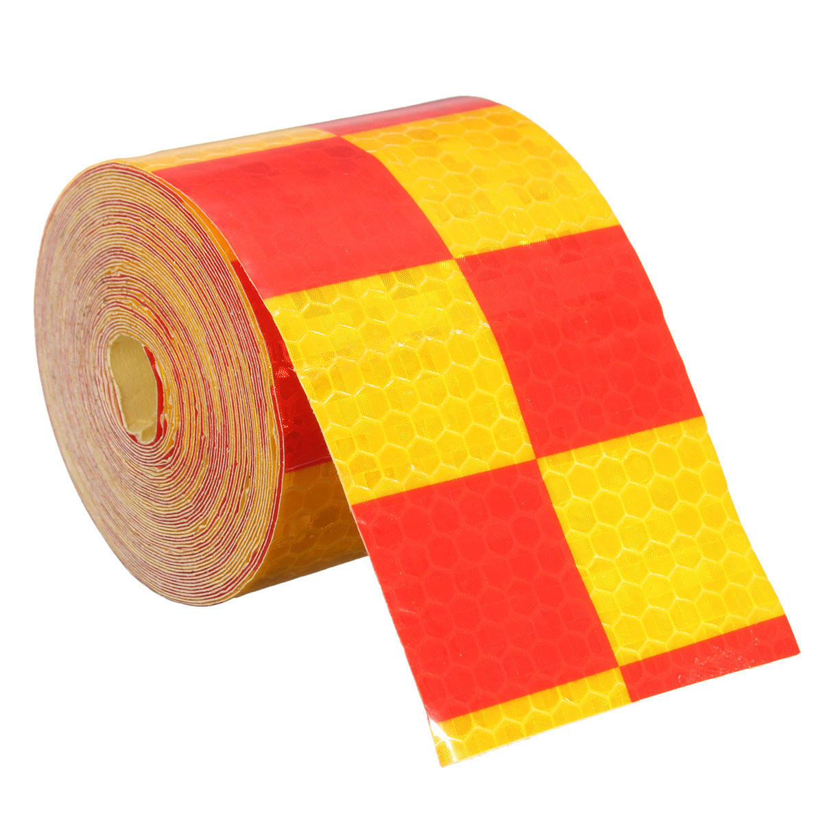5m x 50mm stripe veiligheid reflectieve zelfklevende waarschuwing tape sticker