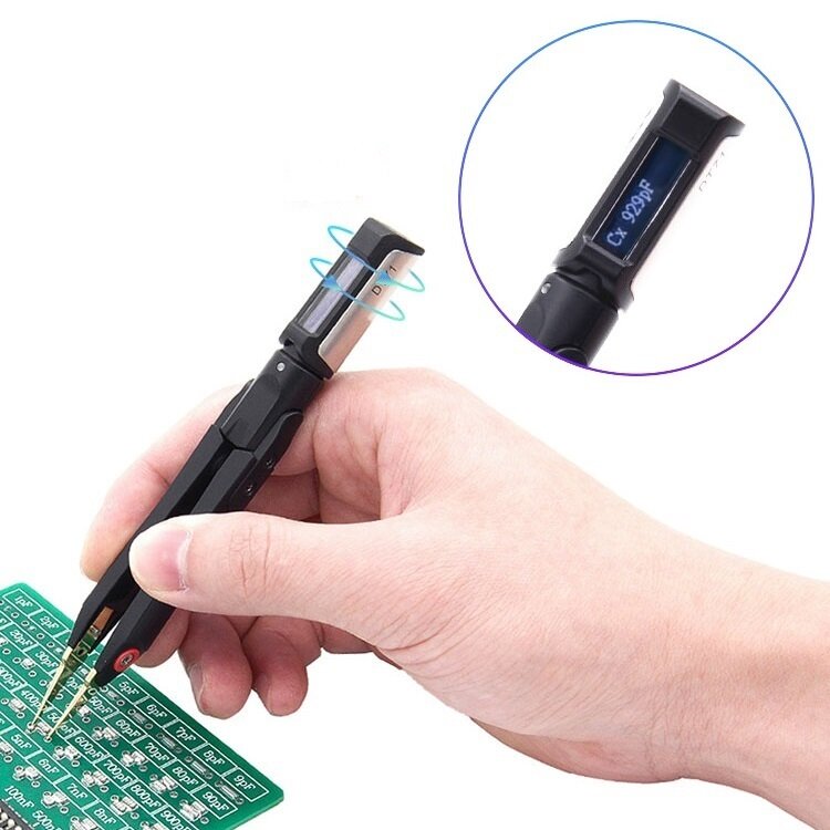 dt71 digitale mini pincet smd tester draagbare lcr meter diode weerstand condensator multimeter frequentie signaal generator