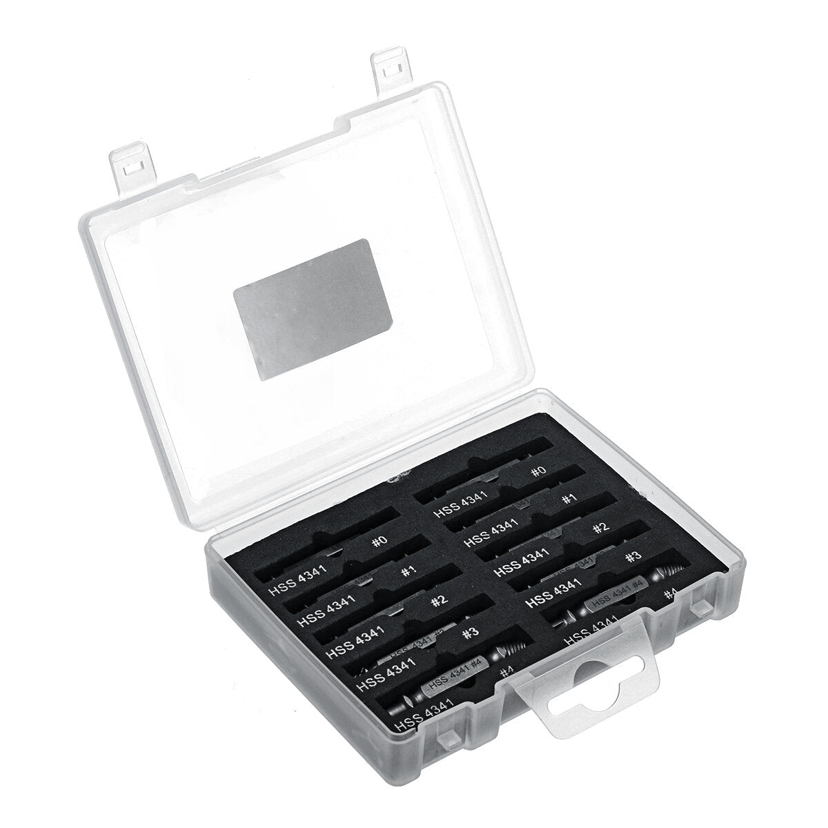 10 stuks remover beschadigde schroef extractor 2in1 boor gebroken hoofd tool