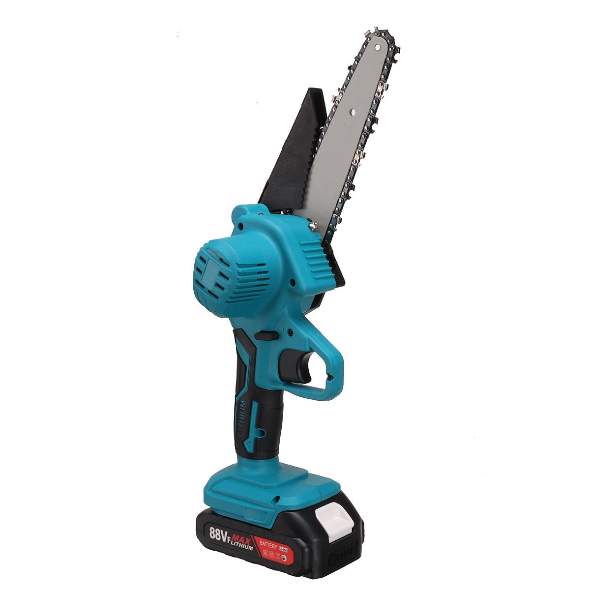 1200w 10000rpm 9000mah 6inch elektrische kettingzaag oplaadbaar handheld snijgereedschap met 2 batterijen
