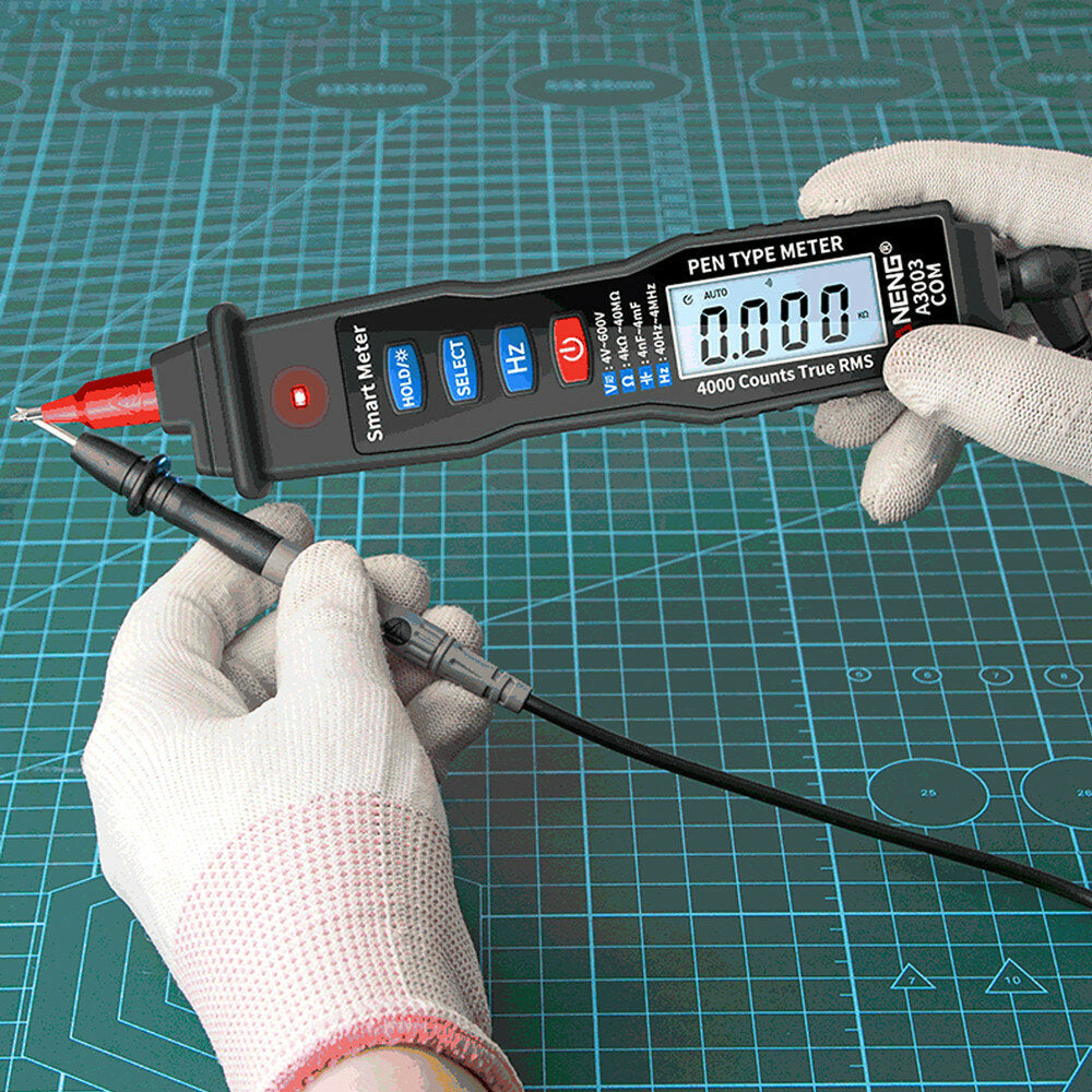 aneng a3003 digitale pen multimeter professionele 4000 telt slimme meter met ncv ac / dc spanning weerstand capaciteit testers