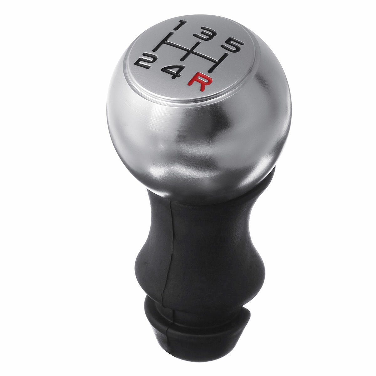 5 speed pookknop shifter mat chroom voor peugeot 106206306207307407
