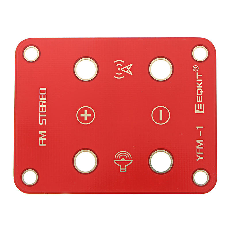 eqkit® fm stereo radio kit 76-108mhz frequentie 180mah 32ω impedantie yfm-1 dhz elektronische onderdelen