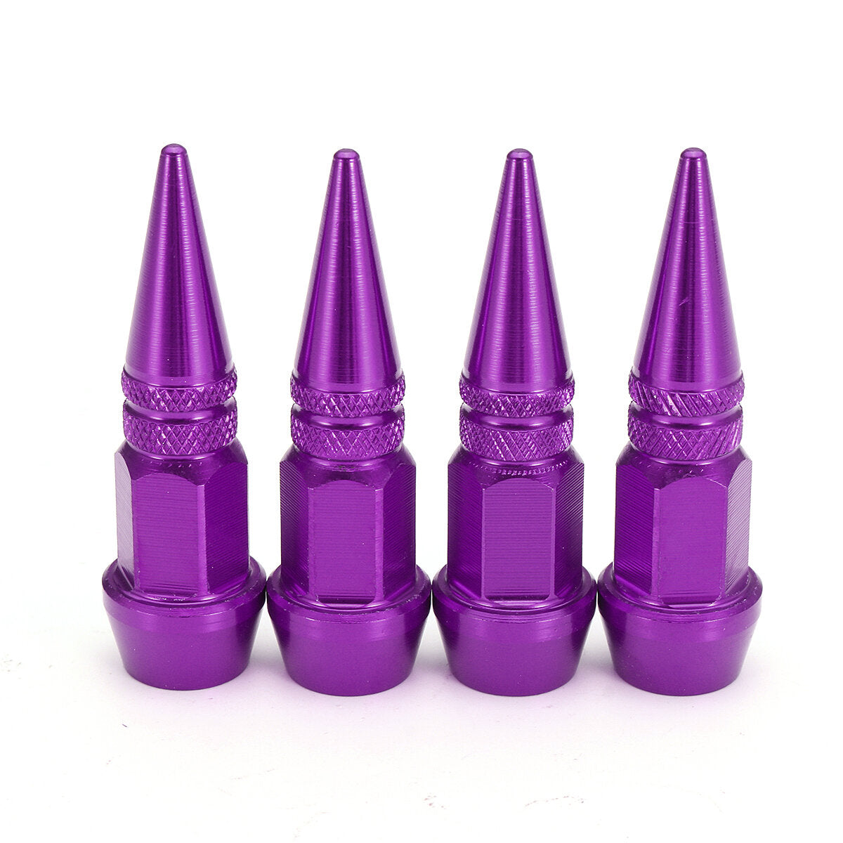 4 stuks band stofdicht wiel stem ventieldopjes aluminium auto auto fiets spike vorm