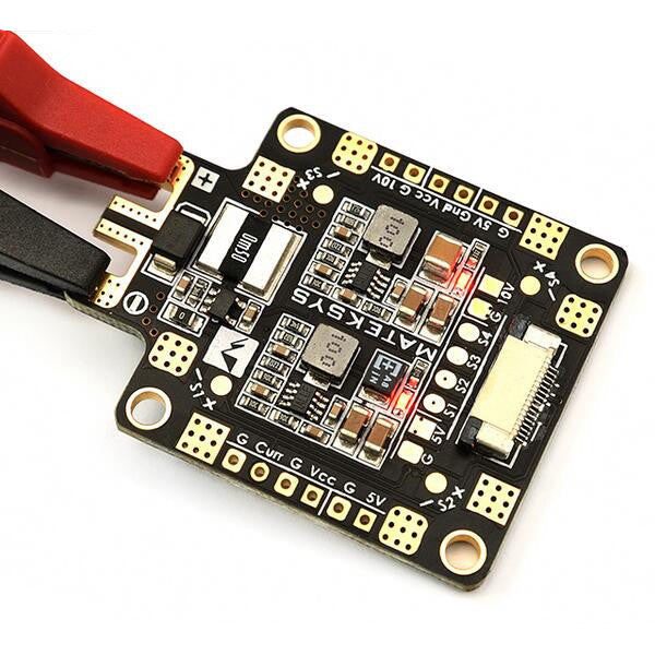 matek f405-osd betaflight stm32f405 flight controller + matek fchub-6s hub power distribution board
