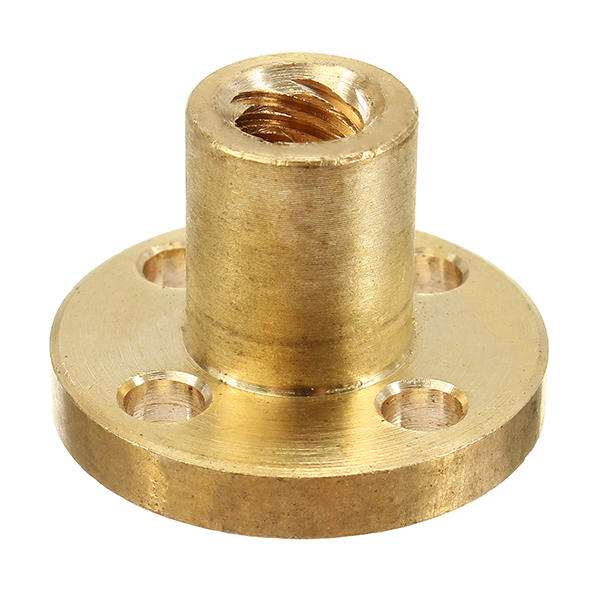 t6 2mm pitch koperen schroef moer messing moer voor stappenmotor 6mm draad lood schroef cnc onderdelen: