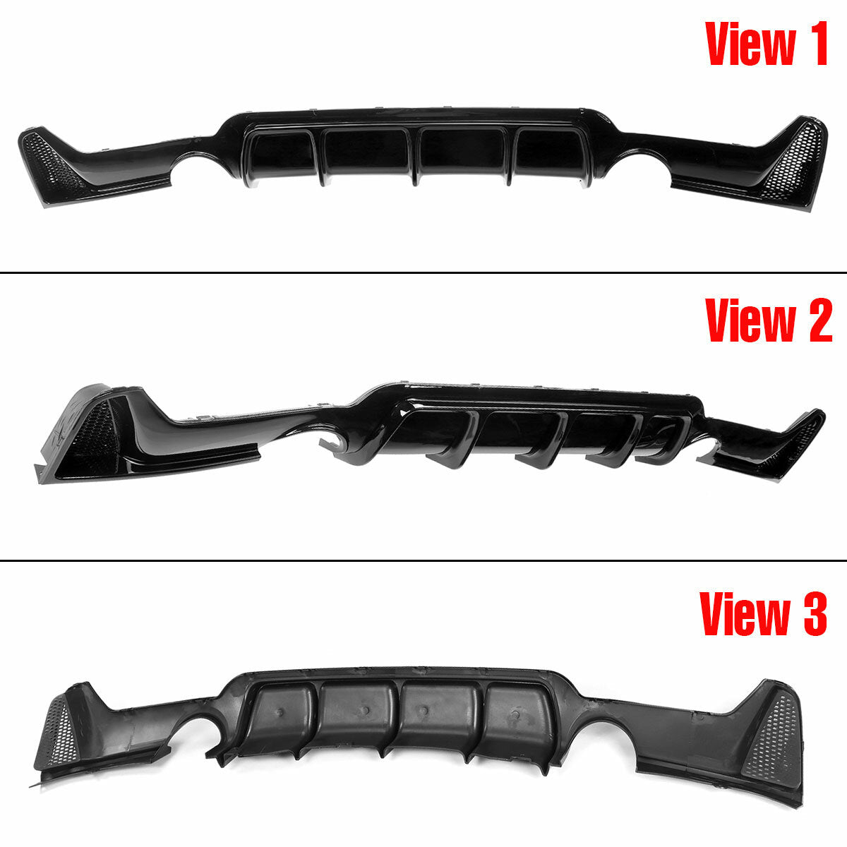 Auto Achterbumper Diffuser voor BMW X1 X2 X3 X4 X5 X6 E84 F48