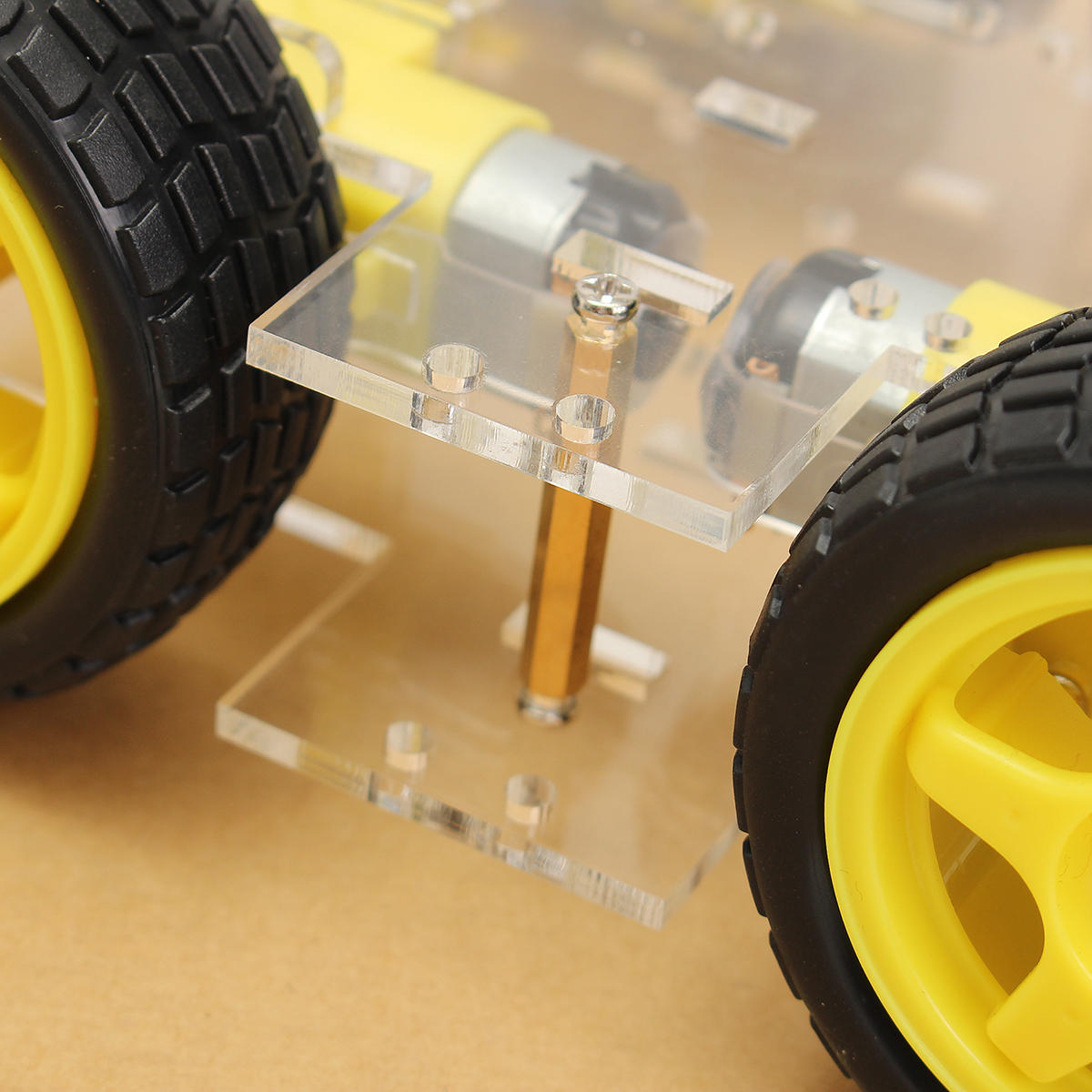4wd smart robot chassis auto dhz kits met magneto snelheidscoder voor 51