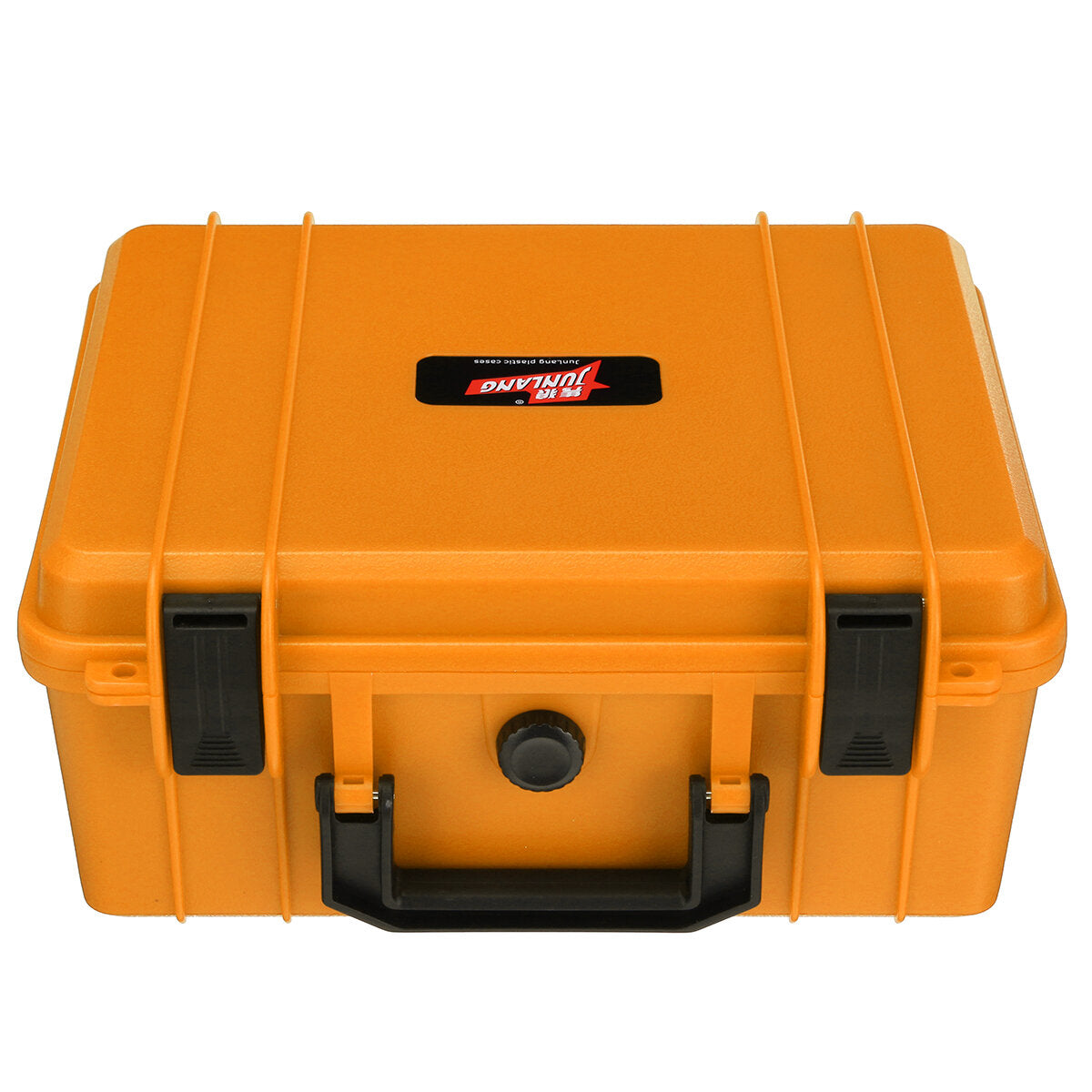 1 stuks rood/zwart/blauw/geel plastic gereedschapskist waterdichte gereedschapskist anti-shock bescherming kluis;