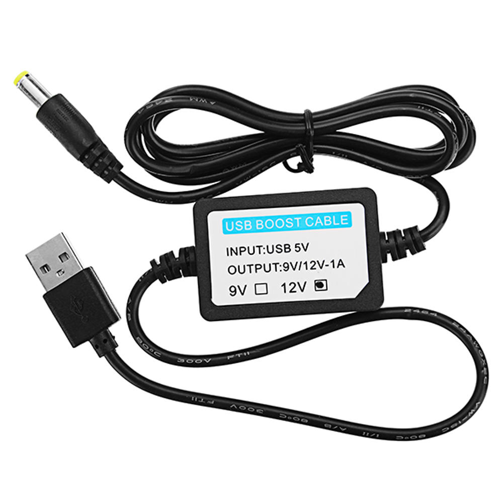 5 stuks usb boost lijn voedingsmodule 5v naar 12v power line 1a netsnoer