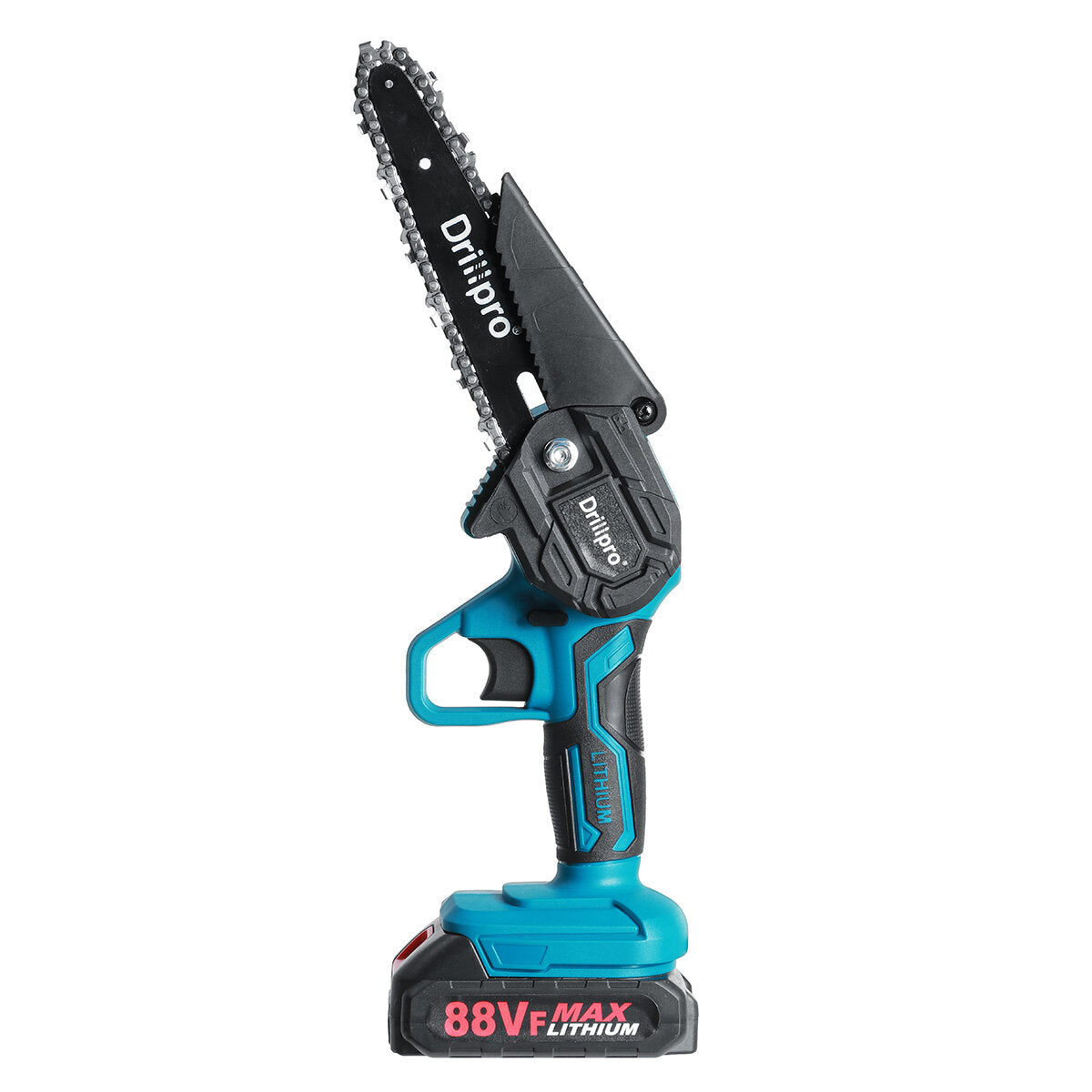 6 inch elektrische kettingzaag draagbaar houtbewerkingsgereedschap houtsnijder met 1 of 2 stuks batterij voor makita