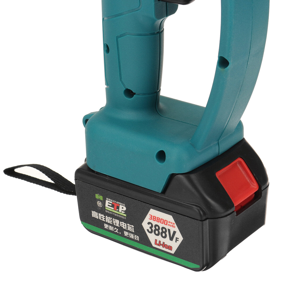 388vf 8 inch oplaadbare kettingzagen mini elektrische zaag houtbewerking snoeischaar ook voor makita batterij eu plug