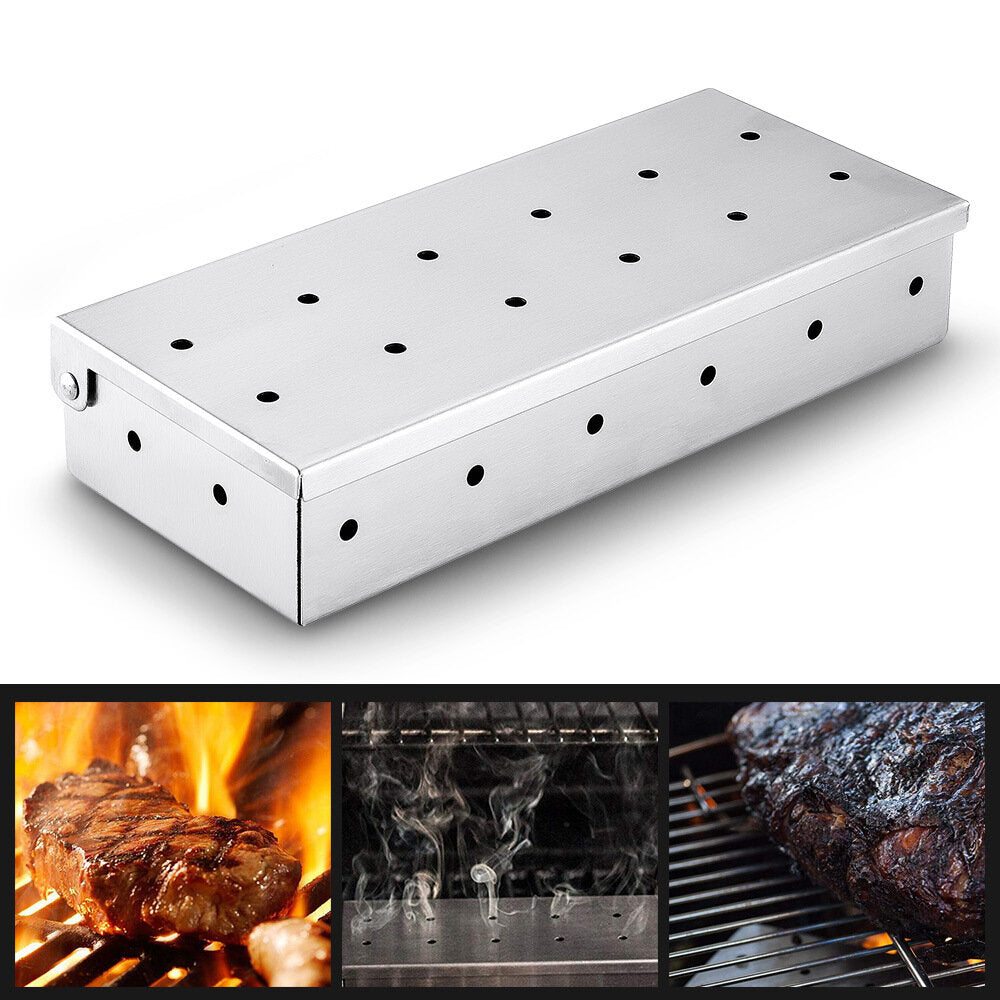 houtsnippers voor binnenshuis bbq grill accessoire-instrument met vleesinjectie
