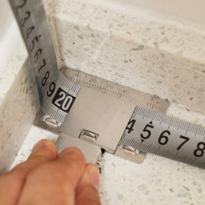 metalen meetlint cliphouder nauwkeurige houtbewerking positioneringsklem houtmaat lokaliseringsgereedschap