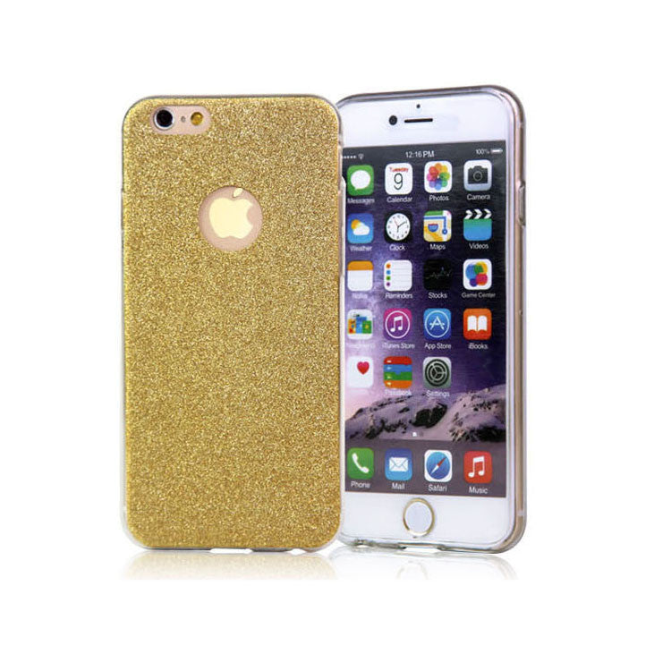 Diamond flash Glitter Zachte siliconen case voor de iPhone 6S 6 Plus 5 5S