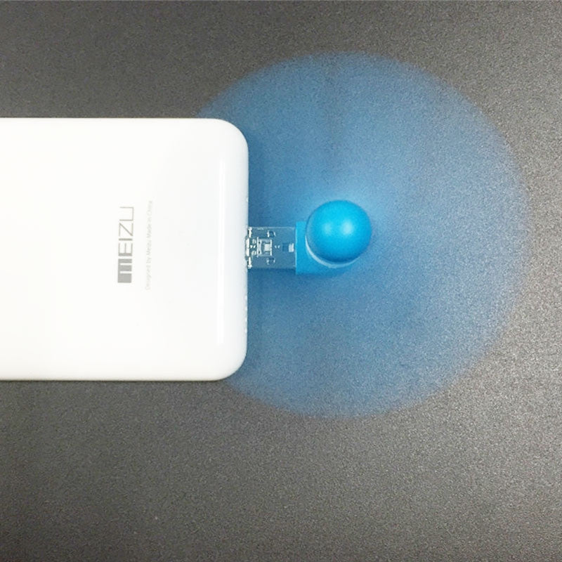 Mini Smartphone / Externe batterij ventilator